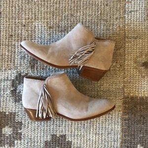 Sam Edelman Suede Fringe Booties